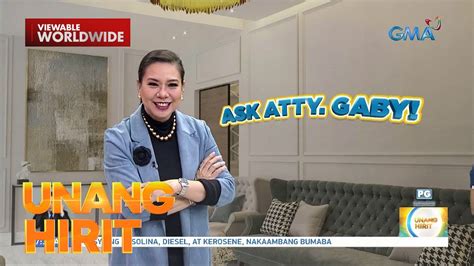 Ask Atty. Gaby.